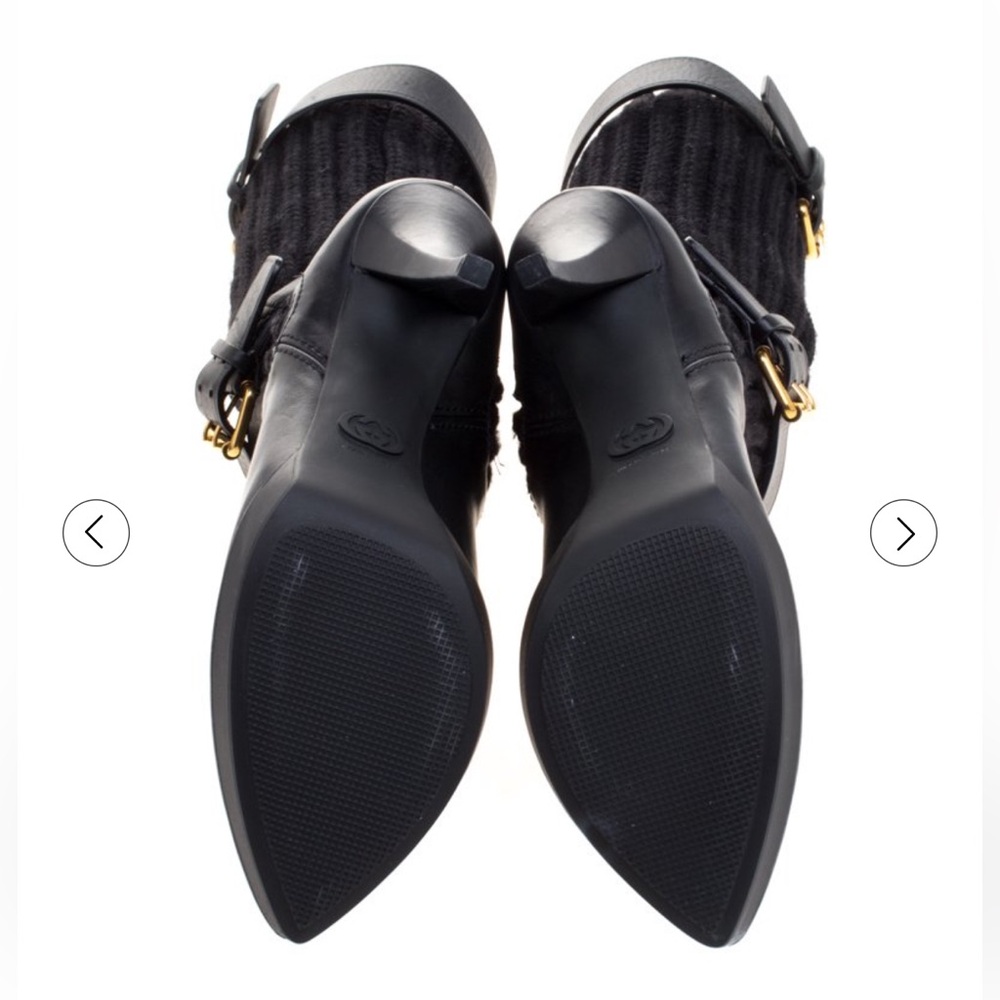 Gucci
Gucci Black Leather and Knitted Wool Lifford 37 - Picture 6 of 8